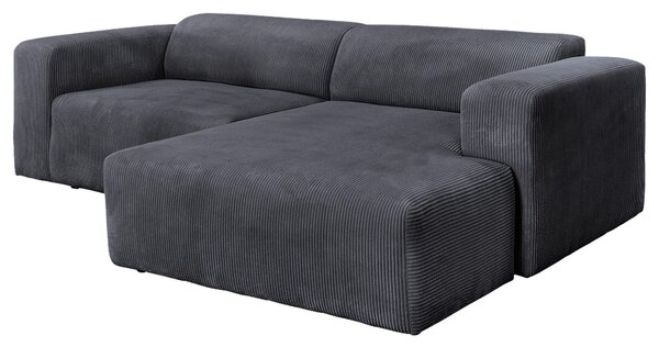 ROHOVÁ SEDAČKA, textil, barvy grafitu P & B - Sedací soupravy, Online Only