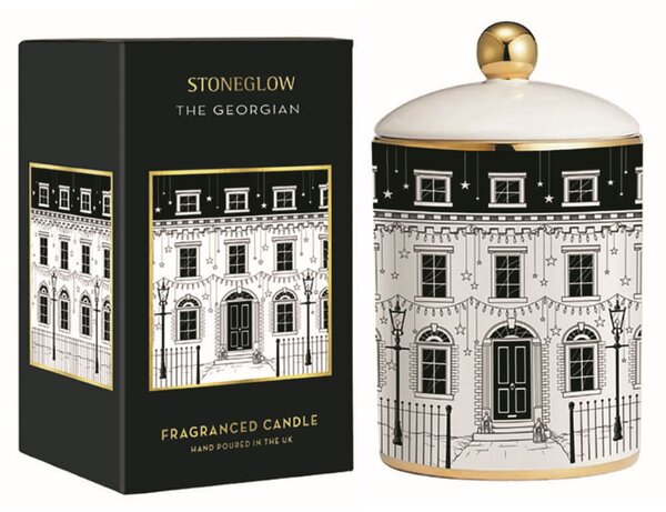 Luxusní vonná svíčka The Georgian v dárkové krabičce - Stoneglow Candles