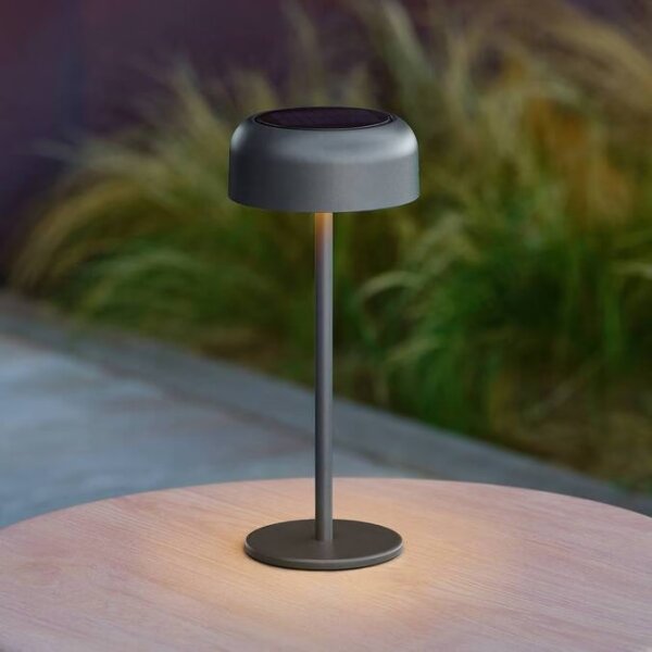 Hesperide - LED Solární stolní lampa BOLTY LED/3,7V 2600 mAh IP65 antracit