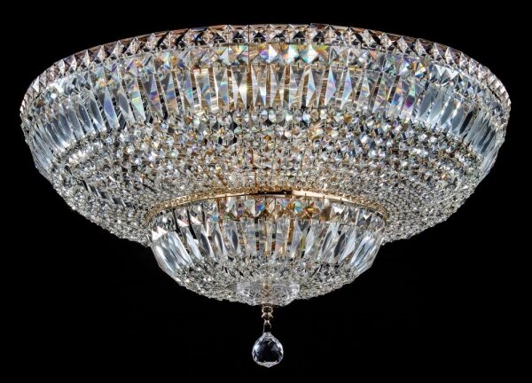 Maytoni DIA100-CL-16-G - Stropní svítidlo BASFOR 16xE14/60W/230V zlatá