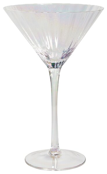 Sada 4 sklenic na martini MORGANITE 220 ml Průhledná