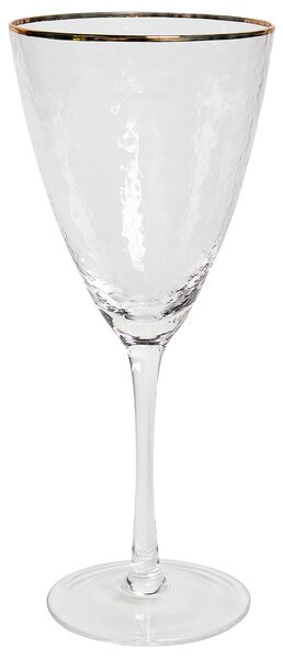 Sada 4 sklenic na víno TOPAZ 380 ml Průhledná