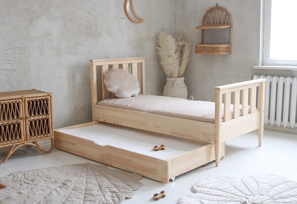 Dětská postel Boho Maxi Plus Velikost spací plochy: 160x80, Barva: přírodní dřevo