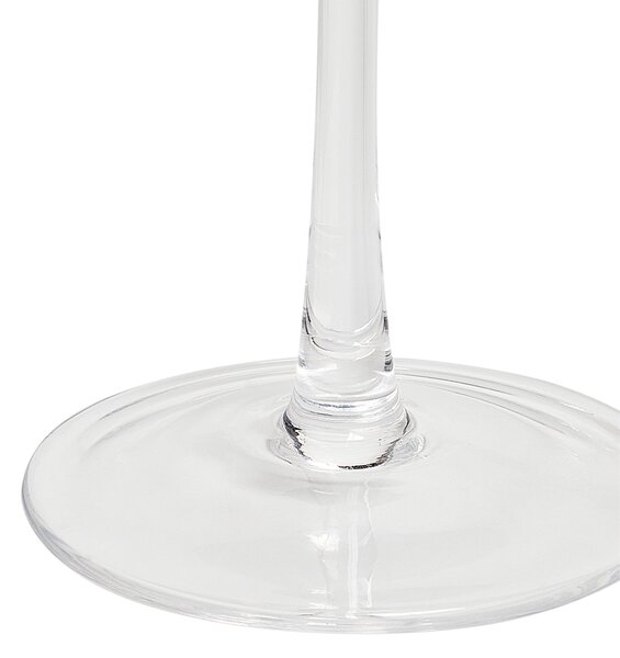 Sada 4 sklenic na víno TOPAZ 380 ml Průhledná