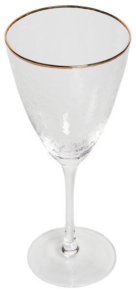 Sada 4 sklenic na víno TOPAZ 380 ml Průhledná
