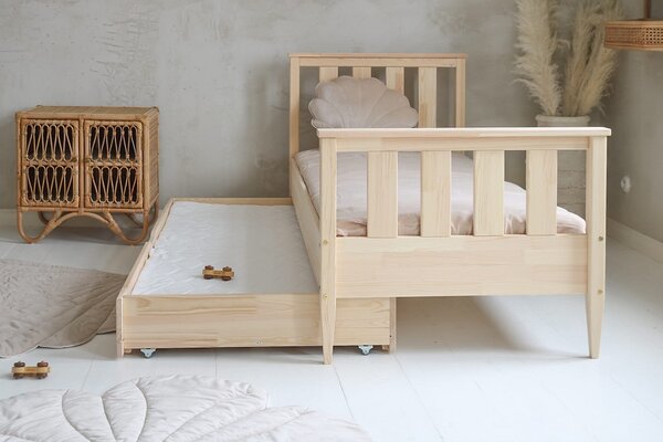 Dětská postel Boho Maxi Plus Velikost spací plochy: 160x80, Barva: přírodní dřevo