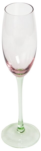 Sada 4 sklenic na šampaňské DIOPSIDE 200 ml Růžová