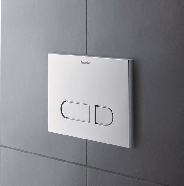 Duravit DuraSystem splachovací tlačítko pro WC lesklý chrom WD5001021000