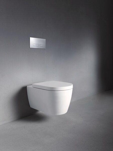 Duravit DuraSystem splachovací tlačítko pro WC lesklý chrom WD5001021000
