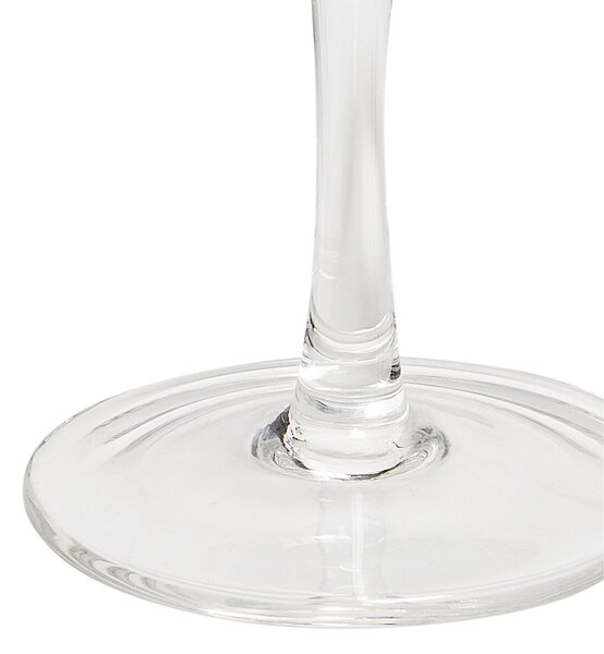 Sada 4 sklenic na šampaňské QUARTZ 230 ml Šedá