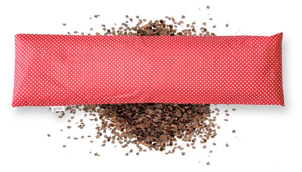 GADEO nahřívací pohankový bederní polštářek LITTLE DOTS RED