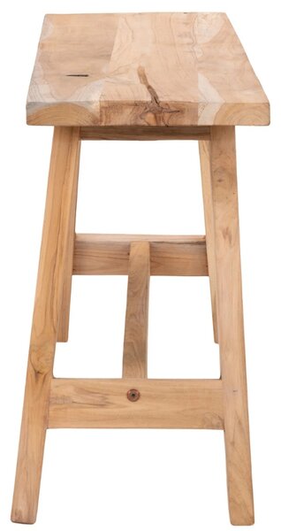 Nordic Living Masivní teaková lavice Balt 90 cm
