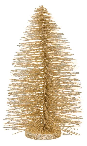 X-MAS Stromeček třpytivý 30 cm - zlatá
