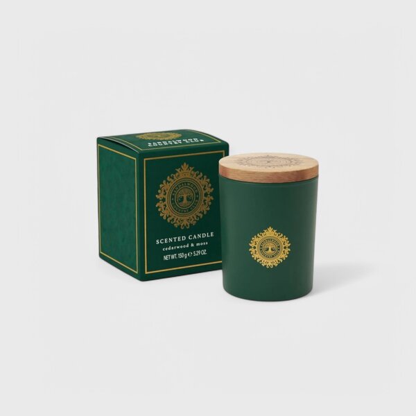 Vonná svíčka Cedrové dřevo & Mech, 150g