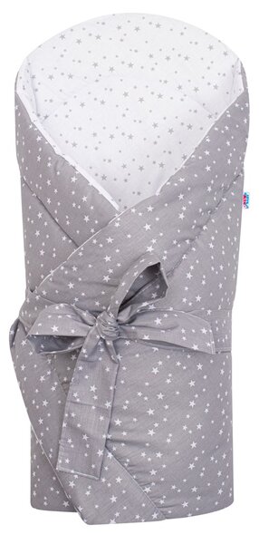 NEW BABY Zavinovačka s kokosovou výztuží a mašlí Souhvězdí 100% bavlna 75x75 cm