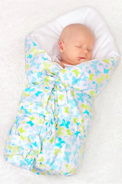 Klasická šněrovací zavinovačka New Baby šedá hvězdičky šedé