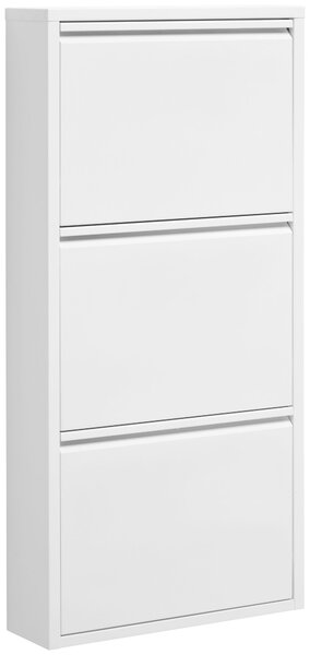 VYKLÁPĚCÍ BOTNÍK, bílá, 50/103,5/15 cm Carryhome - Výklopné botníky