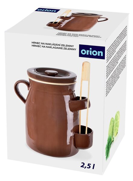 Nakládací hrnec s kleštěmi zelák 2,5 l