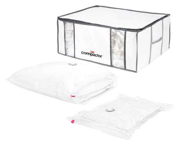 Vakuový vyztužený látkový úložný box na oblečení 65x45x26,5 cm Life – Compactor