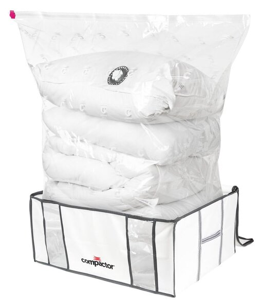 Vakuové/vyztužené látkové úložné boxy na oblečení v sadě 2 ks 65x45x27 cm Life – Compactor