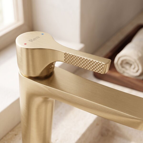 Rea, Umyvadlová baterie PREMIUM REA Maxim Brush Gold Low, REA-B8938