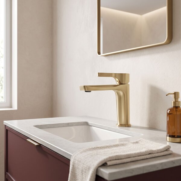 Rea, Umyvadlová baterie PREMIUM REA Maxim Brush Gold Low, REA-B8938