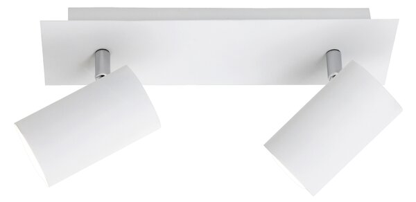 Trio Leuchten 802400201 MARLEY white - Stropní spotové svítidlo v bílé barvě 2 x GU10 (Stropní dvoubodovka se stínidly na kloubech)