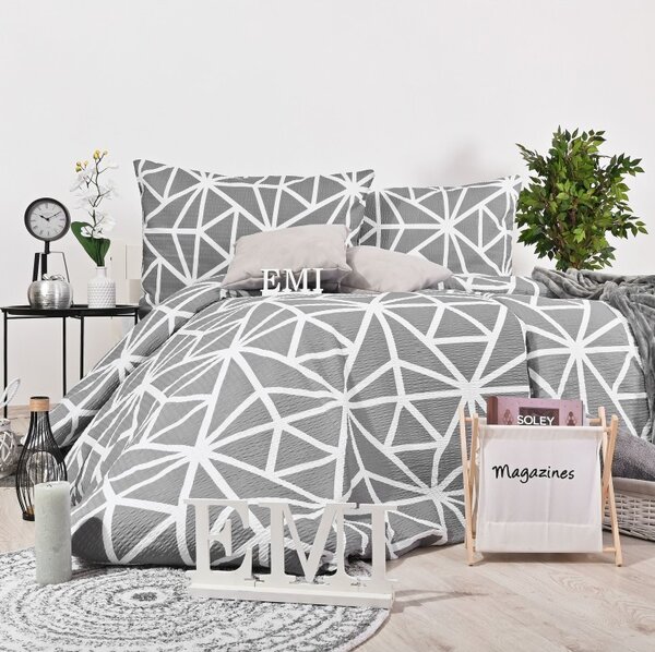 Povlečení krepové Helsinky EMI, Standardní set jednolůžko obsahuje 1x 140x200 + 1x 70x90