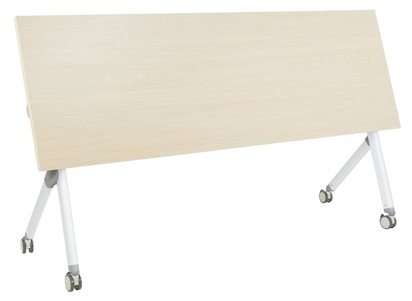 Skládací psací stůl BENDI Světle hnědá 180 cm 60 cm s koly