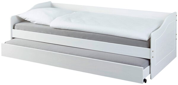 VÝSUVNÁ POSTEL, 90/200 cm, bílá MID.YOU - Online Only dětské postele, Online Only