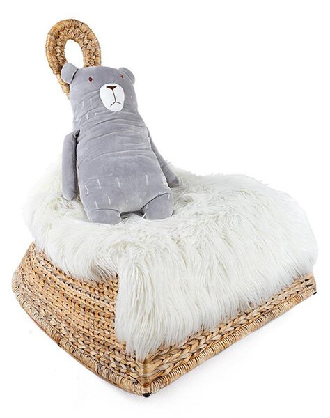 Tegatex Plyšák - polštářek - Šedý medvěd 53 cm