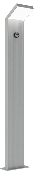 Brilagi - LED Venkovní lampa se senzorem RIANO LED/8W/230V stříbrná IP65 80 cm