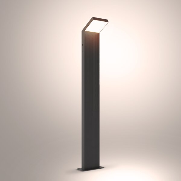 Brilagi - LED Venkovní lampa RIANO LED/8W/230V antracit IP65 80 cm