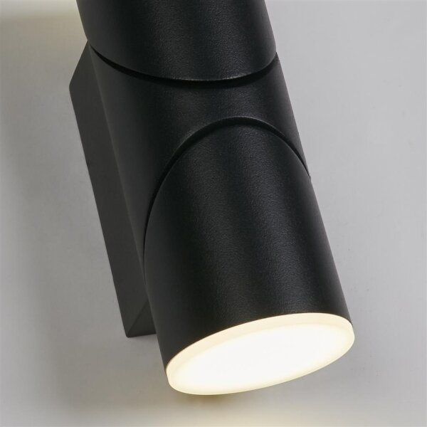 Searchlight 36180BK - LED Venkovní nástěnné svítidlo SOHO 2xLED/6W/230V IP44