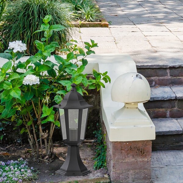 Rabalux 8206 VELENCE - Venkovní stojací lucerna, IP43, výška 40cm (Venkovní stojací lampa v černé barvě)