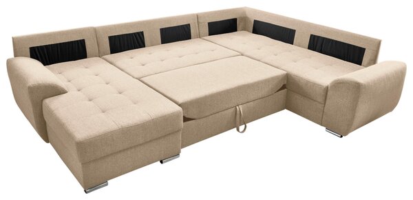 SEDACÍ SOUPRAVA, textil, béžová Livetastic - Sedací soupravy, Online Only