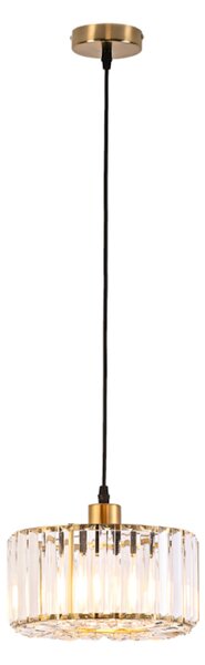 Light Prestige Vetro závěsné svítidlo 1x15 W zlatá LP-2910/1P GD round