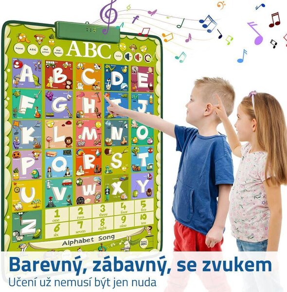 Výukový plakát se zvukem - angličtina