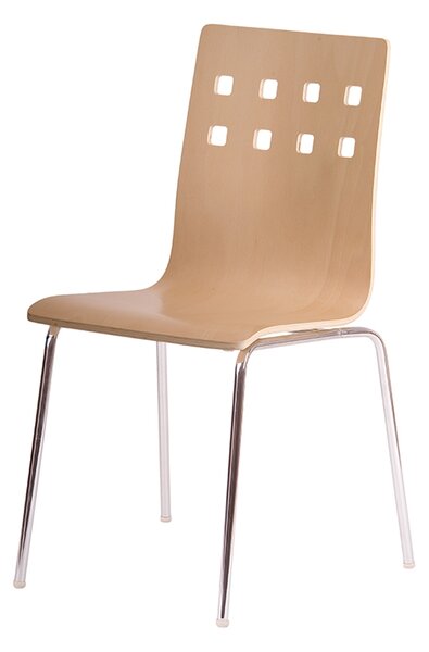 Židle NELA (buk) - kostra chrom