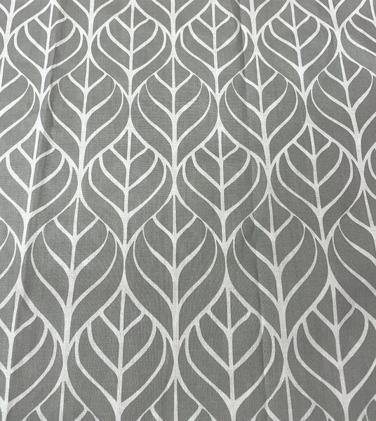 Povlečení bavlněné Leaf šedý 200x140cm+90x70cm TiaHome