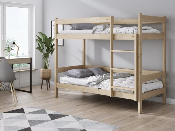 Patrová postel Lucas 200x90 cm - více barev Barva: přírodní dřevo
