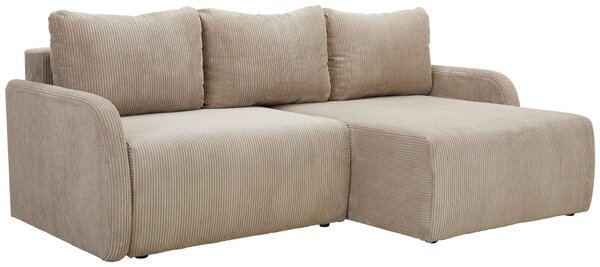 ROHOVÁ SEDAČKA, textil, béžová Carryhome - Sedací soupravy