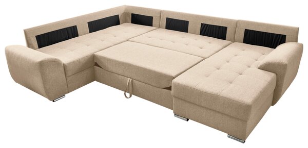 SEDACÍ SOUPRAVA, textil, béžová Livetastic - Sedací soupravy, Online Only