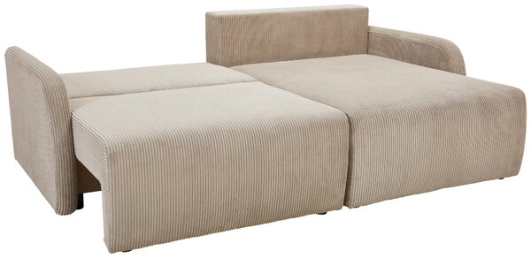 ROHOVÁ SEDAČKA, textil, béžová Carryhome - Sedací soupravy