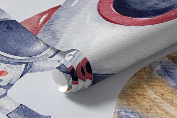 Fototapety Astronauti ve vesmíru, Fototapety space, w01461 : uwalls.cz