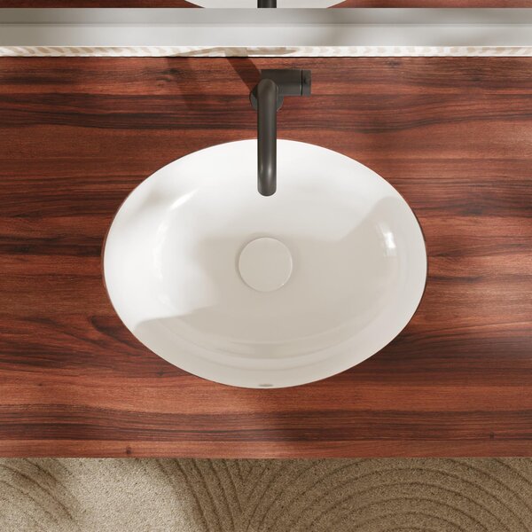 Hansgrohe Xuniva D umyvadlo 45x35 cm oválné pod pult bílá 60152450