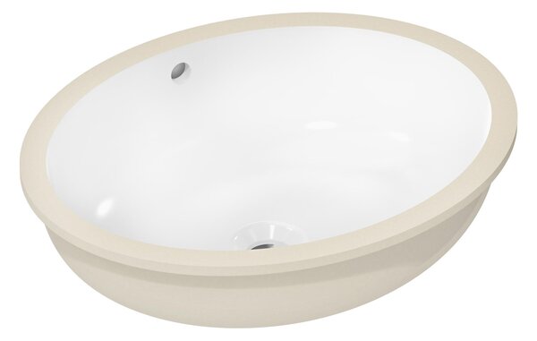 Hansgrohe Xuniva D umyvadlo 45x35 cm oválné pod pult bílá 60152450