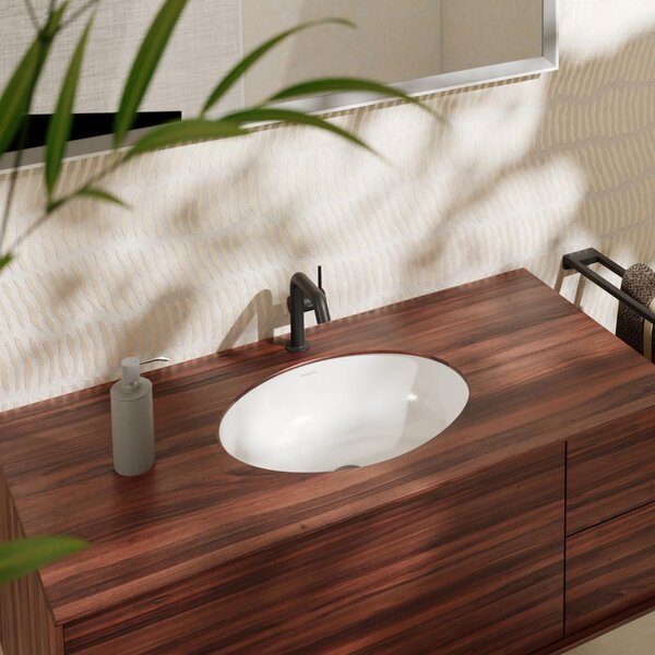 Hansgrohe Xuniva D umyvadlo 45x35 cm oválné pod pult bílá 60152450