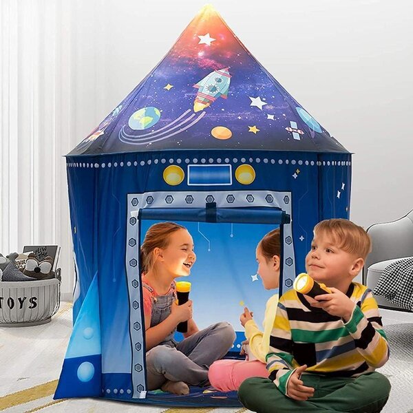 Dětský stan vesmírná raketa
