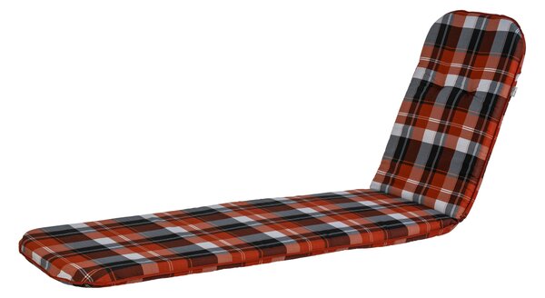Livarno home Podložka na lehátko, 190 x 60 x 5 cm (červená) (100388228002)
